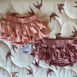 Kate Quinn Dusty Pink and Rose Ruffled Bloomers
